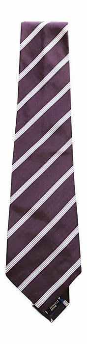 PAUL SMITH Silk Tie Purple with Stripes 8cm width