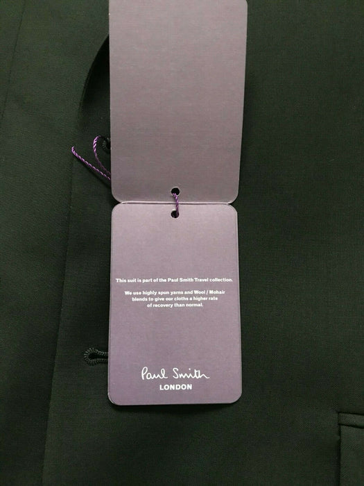 Paul Smith Suit "The Willoughby"  2 button BLACK Single Breasted  TRAVEL Suit