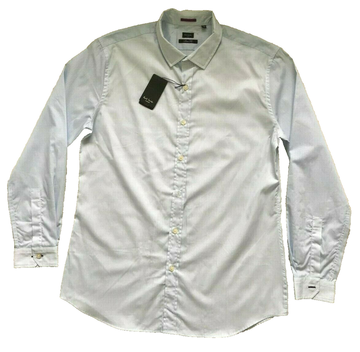 Paul Smith SHirt  LONDON LS SLIM fit Shirt  Size 18 / 45  p2p 23"