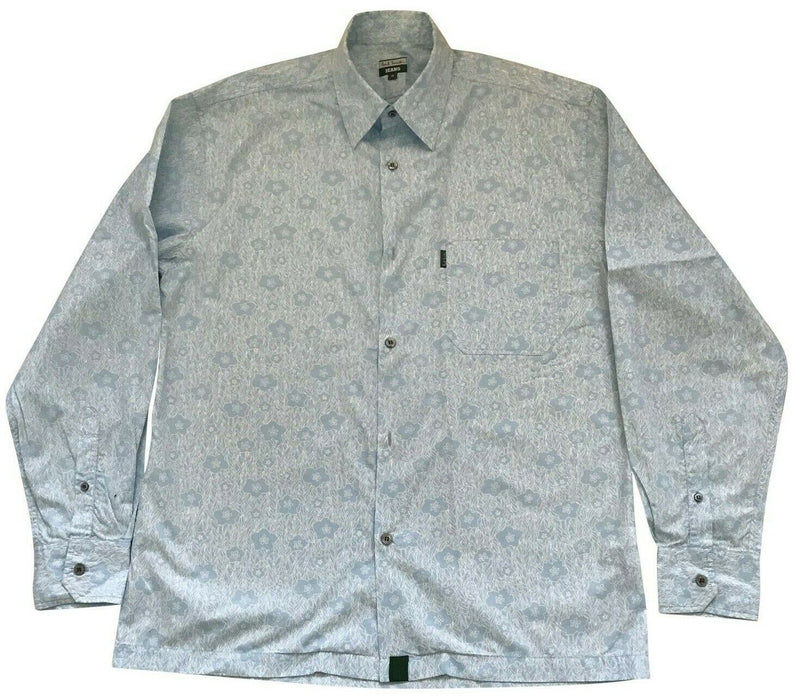 Paul Smith ShirtJeans  Long Sleeve Light Blue pattern Casual    M  p2p 21"