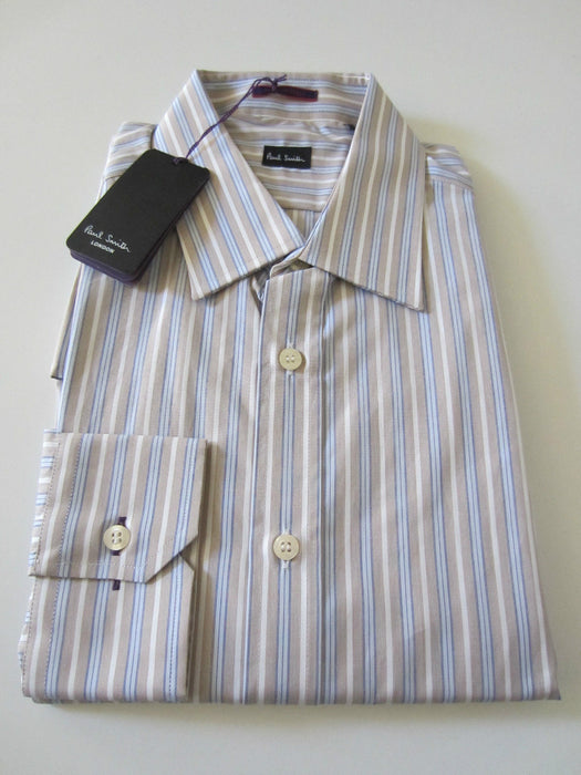 Paul Smith Shirt  Formal LS Classic Shirt  Size 16 / 41  p2p 22 RRP £225