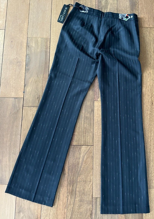 Paul Smith Trousers Women Black Stripe Trousers 44 / 54