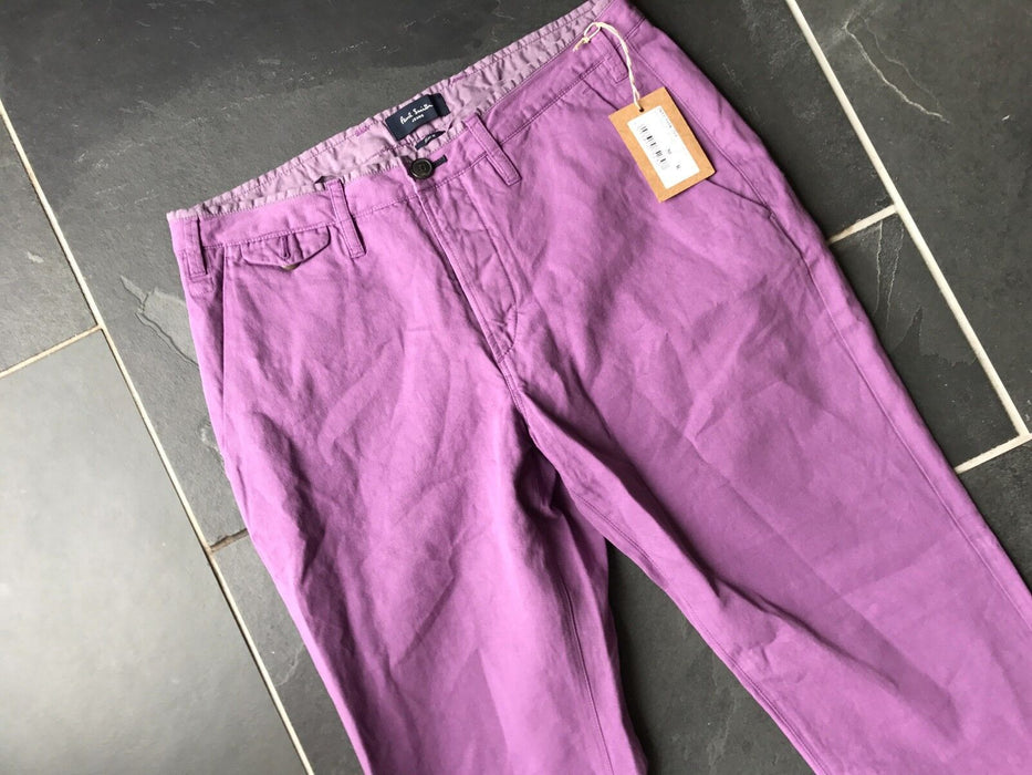 Purple Button Fly  Chino style Jean Trousers Paul Smith