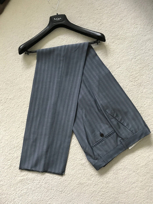 Paul Smith Trousers Men Blue Stripe Trousers