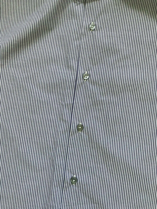 Paul Smith Shirt LONDON LS Purple stripe  Shirt Size 17.5 /44 SLIM fit   p2p 23"