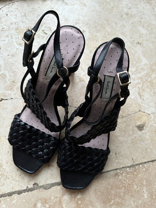 Paul Smith Sandals Women Black Sandals UK 4 / EU 37