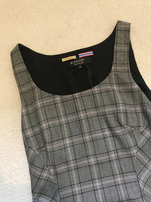 Paul Smith Dress Women Grey check  Dress - 42 / 52 UK 10