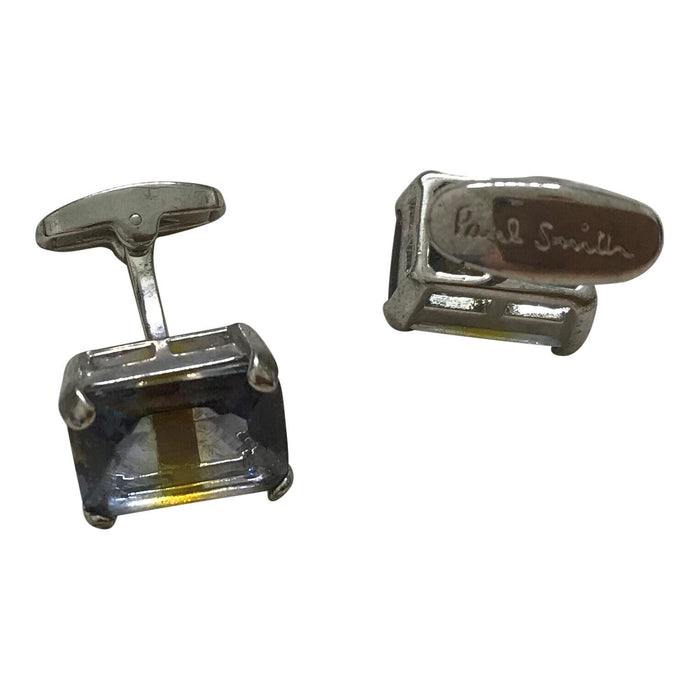 Paul Smith cufflinks blue  amber Light Refracting Cufflinks