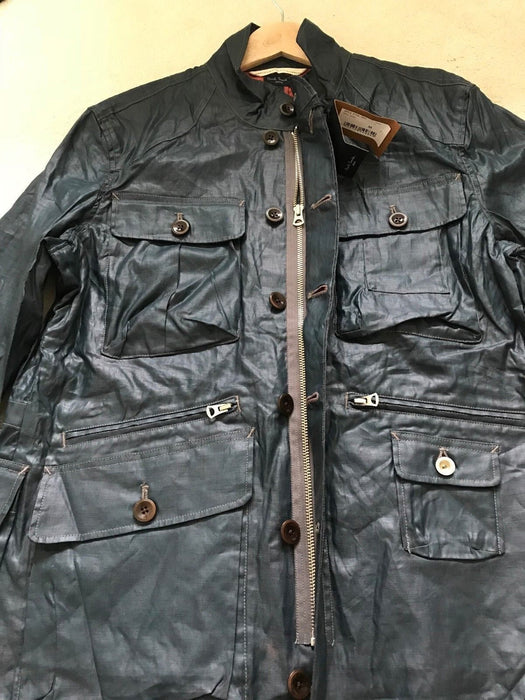 Paul Smith Jacket Blue Waxed  Size M P2P 22"