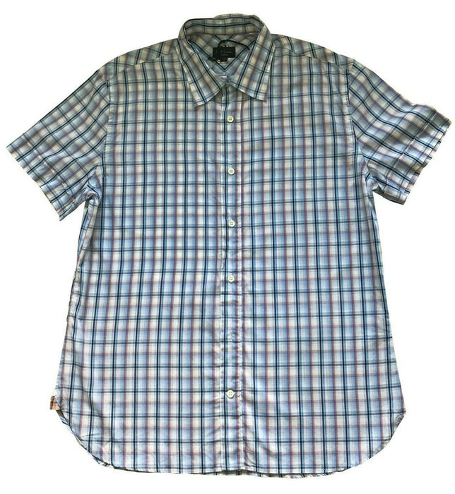 Paul Smith  Shirt Short Sleeve Shirt   - L -  p2p 21"