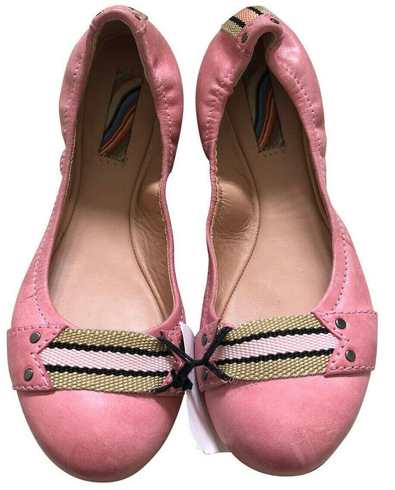 Paul Smith  Women  Shoes Pink Ballerina Style leather flat Shoes UK 4 EU 37