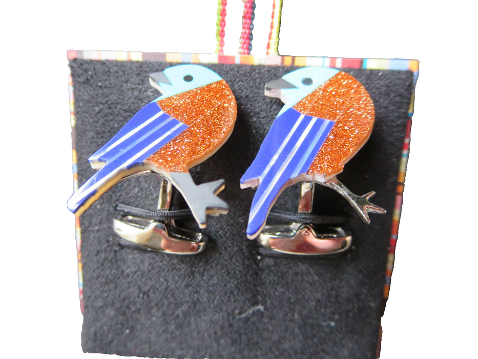 Paul Smith Cufflinks Jewelled bird cufflinks DEFECT