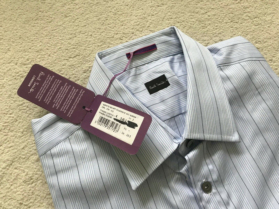 Paul Smith Shirt Formal LS Classic Stripe  Size 16.5 / 42  p2p 22.5" RRP £160