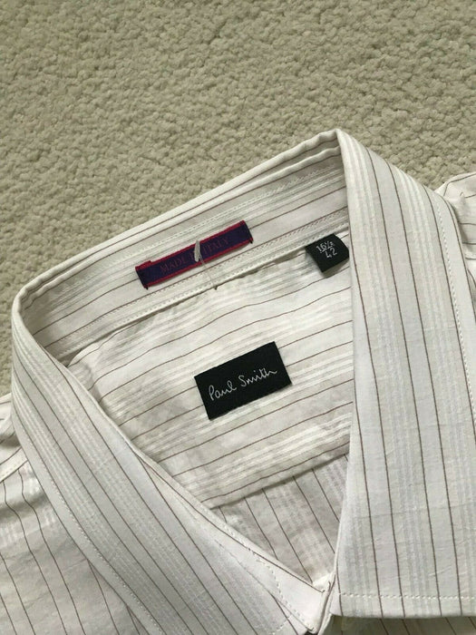 Paul Smith SHirt  LONDON LS Stripe Shirt tartan inside cuff