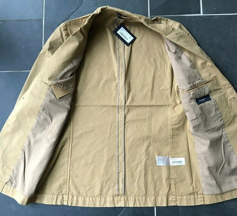 Paul Smith Jacket Jeans Tan 2 Button Single Breasted Jacket