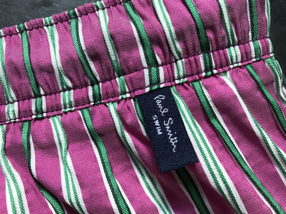 PAUL SMITH - SWIM SHORTS Stripe SIZE S  BRAND NEW