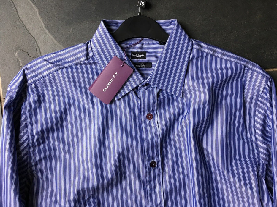 Paul Smith Shirt LONDON LS Classic Shirt Size 16 / 41 p2p 22 inch