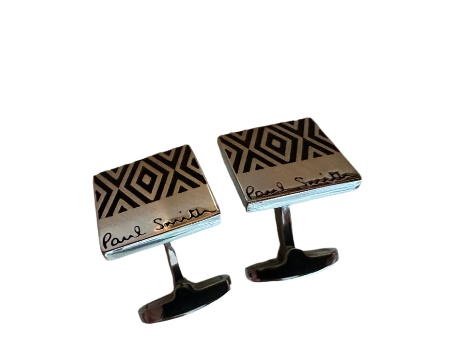 Paul Smith Chevron Metal Cufflinks