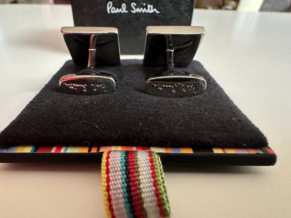 Paul Smith Cufflinks Square Crystal Doberman Dog