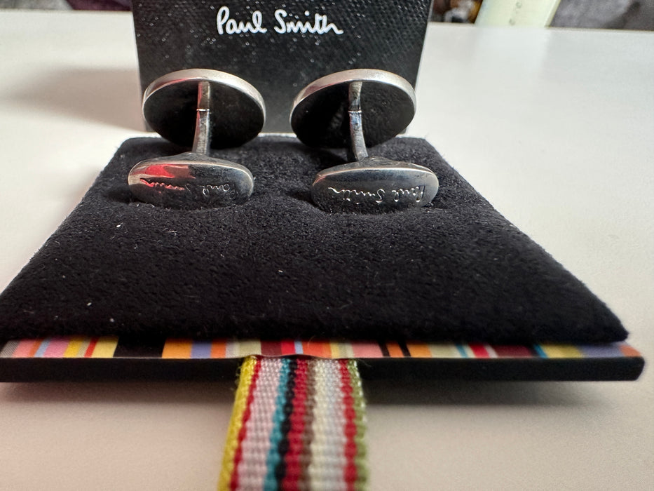 Paul Smith Cufflinks Round Bi-Colour cufflinks with dots