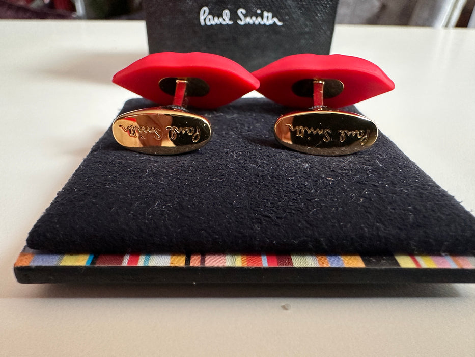 Paul Smith Cufflinks  Red Lips