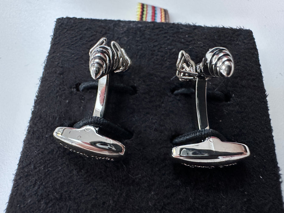 Paul Smith Cufflinks Silver ANT Cufflinks