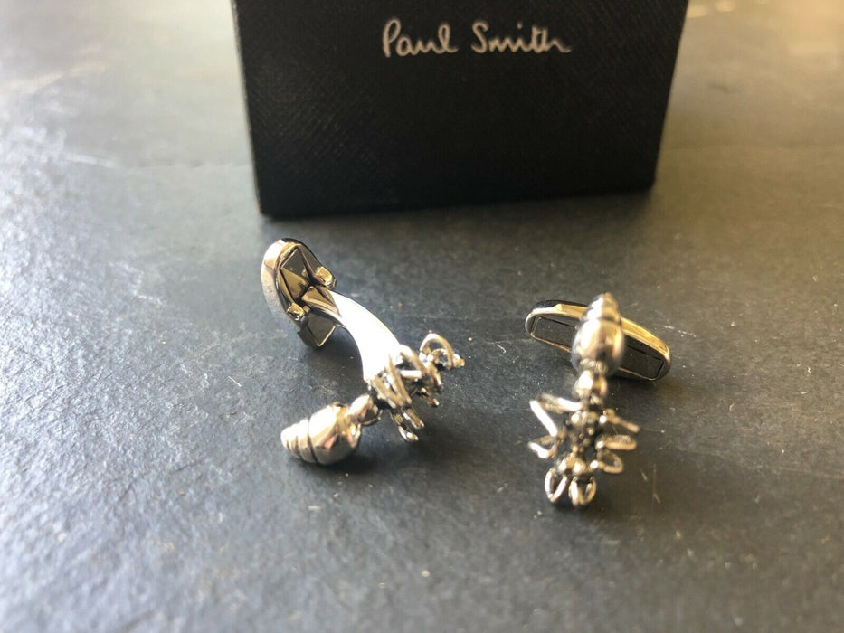 Paul Smith Cufflinks Silver ANT Cufflinks