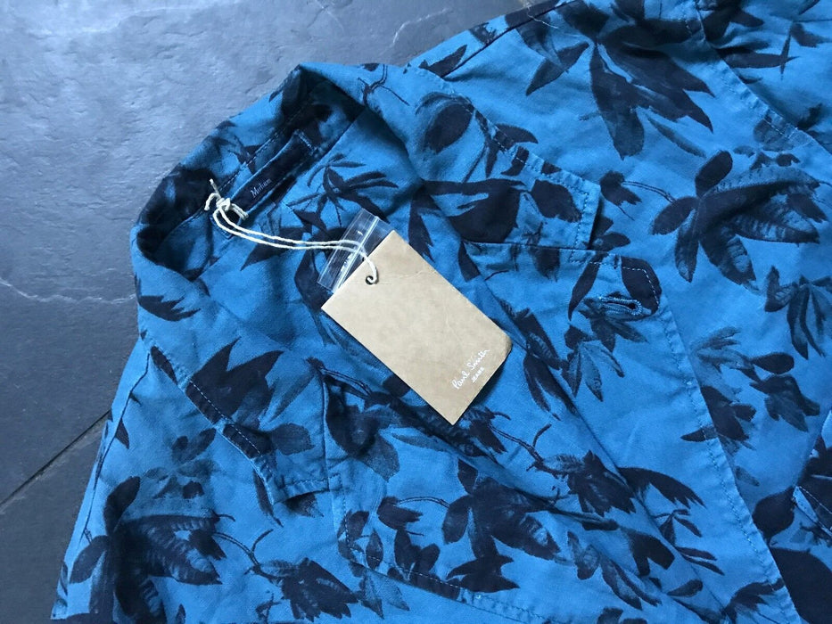 Paul Smith Jacket  Blue Graphic Rever Jacket Size M