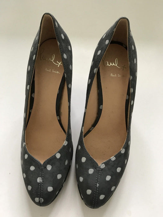 Paul Smith Shoes wedge with Grey Suede polka Upper