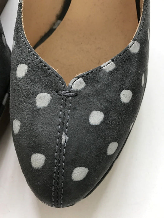 Paul Smith Shoes wedge with Grey Suede polka Upper