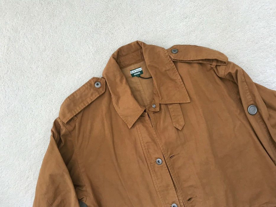 Paul Smith Jacket Sand Coloured Long Military Jacket  Size L