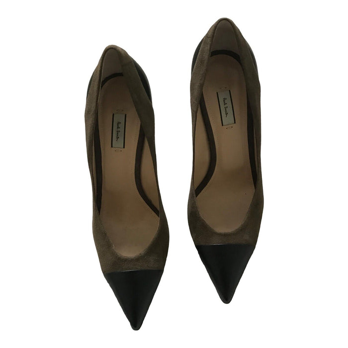 Paul Smith Shoes Women Grey suede and  Leather Shoes