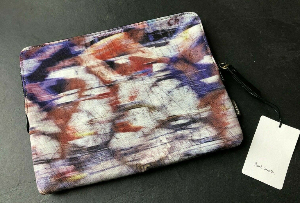 Paul Smith Blurred Cyclist Document Pouch 11 inch MacBook Air Case Ipad