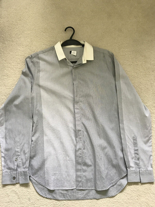 Paul Smith shirt PS  Long Sleeve  Contrast collar patterned Shirt  M