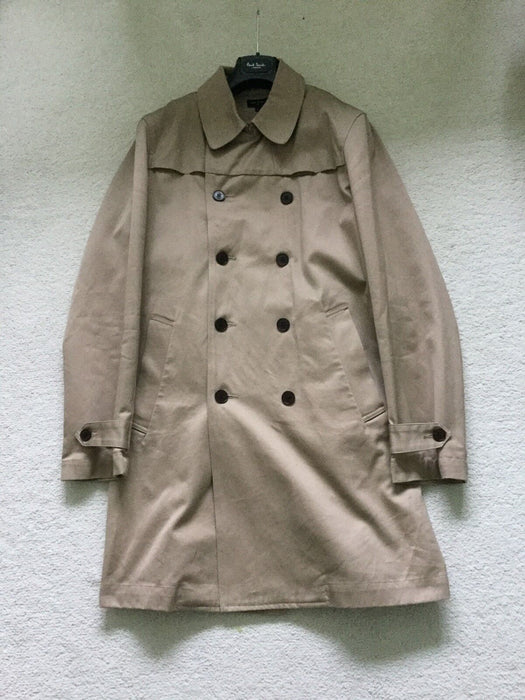 Paul Smith Trench Coat "London" COLLECTION  Rain Coat /Mac Size L Pit to Pit 23"