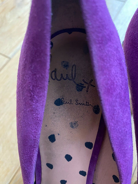 Paul Smith Ladies Heeled Sandals – Suede &amp; Multi-Rivets UK 4 / EU 37 – Grab Unique Style!
