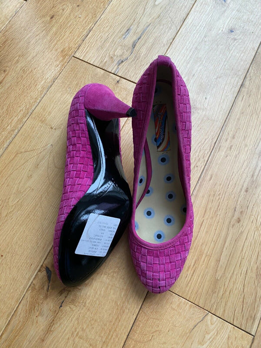 Paul Smith shoes Women Pink  Leather Court Shoes