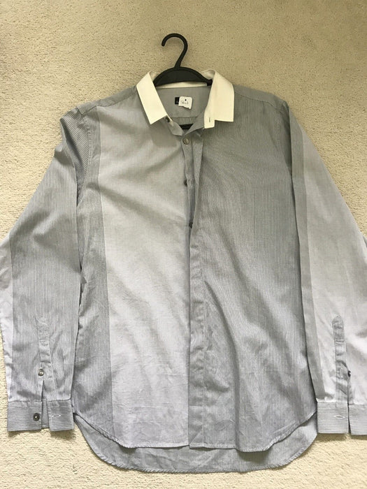 Paul Smith shirt PS  Long Sleeve  Contrast collar patterned Shirt  M