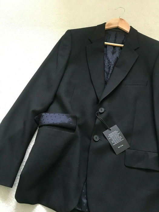 Paul Smith Blazer MAYFAIR Travel Blazer Jacket in BLACK Size 40