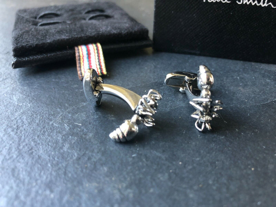 Paul Smith Cufflinks Silver ANT Cufflinks