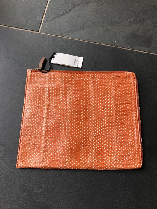 Paul Smith folio PS Tan  Whipsnake snake Skin  ipad case