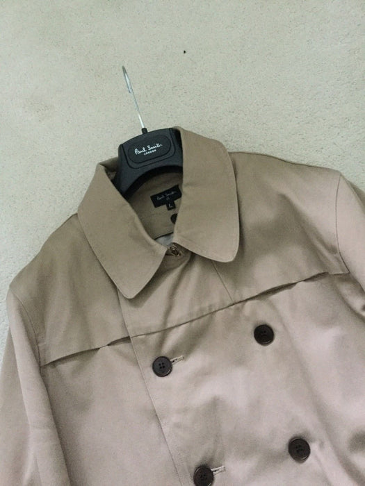 Paul Smith Trench Coat "London" COLLECTION  Rain Coat /Mac Size L Pit to Pit 23"