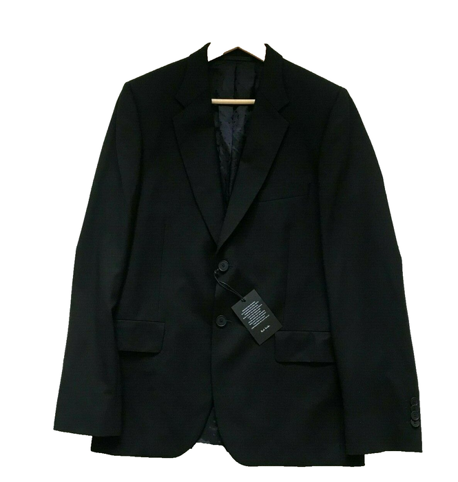 Paul Smith Blazer MAYFAIR Travel Blazer Jacket in BLACK Size 40